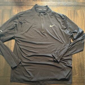 Black Nike running 1/4 zip never worn
